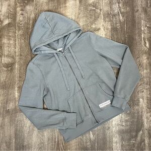 Peloton Grey Ultimate Lightweight Relaxed Zip Hoodie